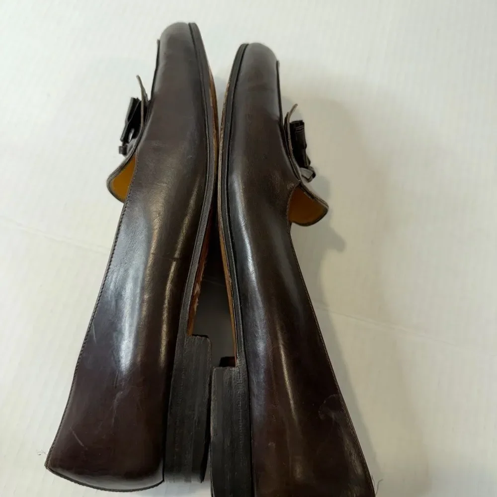 Salvatore Ferragamo Studio Tassels Kiltie Loafers Men’s Size 9.5 D